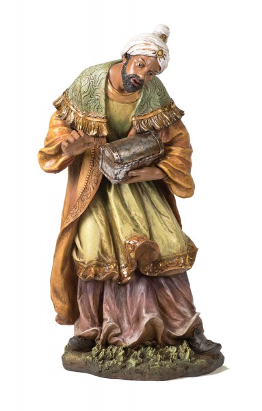 African Wise Man Statue - 37&quot; H - Multi-Color