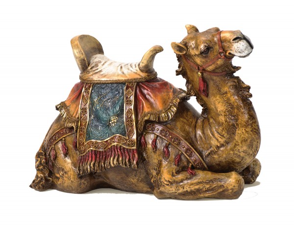 Camel Statue 14.5&quot; H for 27&quot; Scale Nativity Set - Multi-Color