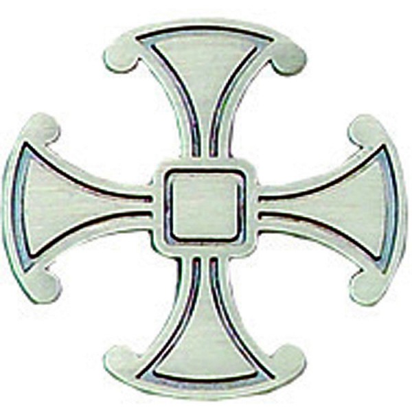 Canterbury Cross Pin - Silver