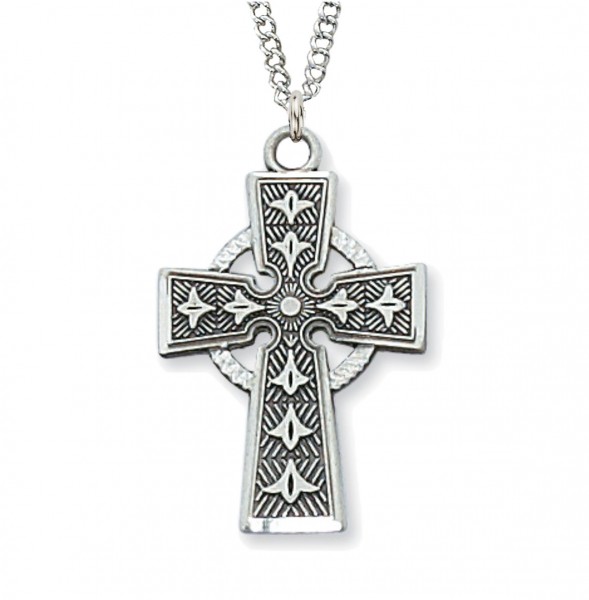 Women's Celtic Cross Pendant - Silver
