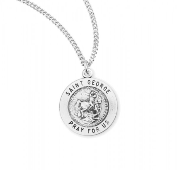 Child's St. George Necklace - Sterling Silver
