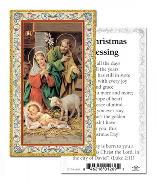Christmas Blessing Christmas Card - Paper - Full Color