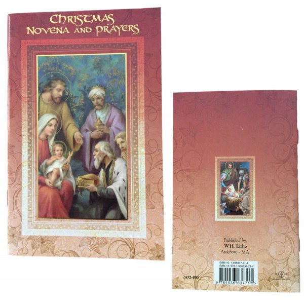 Christmas Novena Prayer Pamphlet - Pack of 10 - Red | Gold
