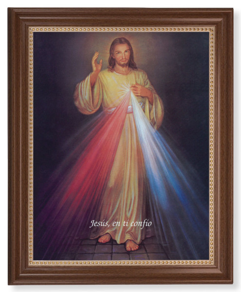 Divine Mercy in Spanish 11x14 Framed Print Artboard - #127 Frame