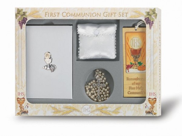 Girl's 6 Piece Chalice Deluxe Communion Gift Set - Multi-Color