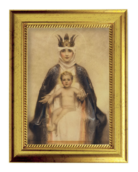 Heavenly Queen by Chambers 5x7 Print in Gold-Leaf Frame - Full Color