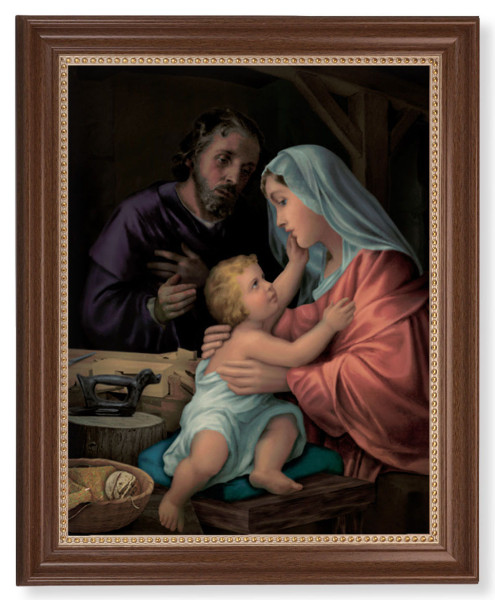 Holy Family in Joseph's Workshop 11x14 Framed Print Artboard - #127 Frame