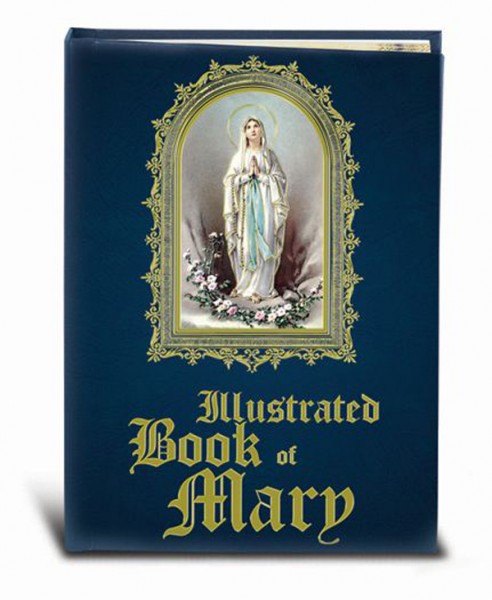 Illustrated Book of Mary Prayers and Legacy - Blue