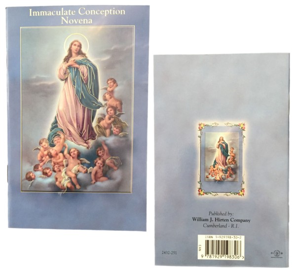 Immaculate Conception Novena Prayer Pamphlet - Pack of 10 - Blue | Gold