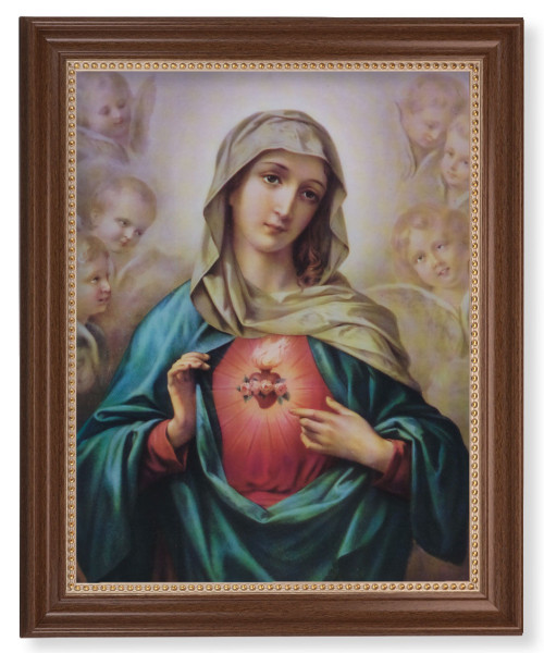 Immaculate Heart of Mary 11x14 Framed Print Artboard - #127 Frame