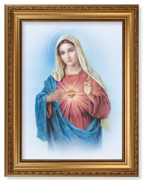 Immaculate Heart of Mary 12x16 Framed Print Artboard - #131 Frame