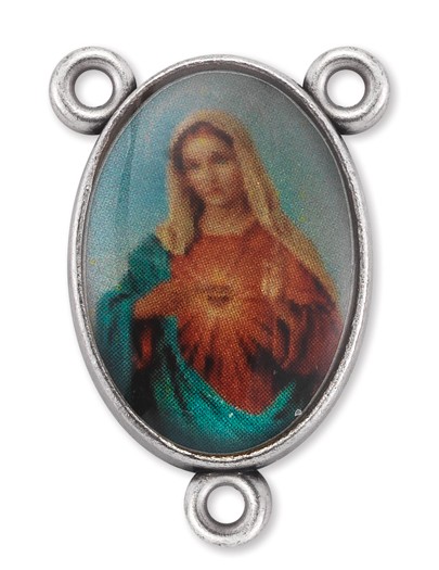 Immaculate Heart of Mary Rosary Centerpiece - 50 pieces - Full Color