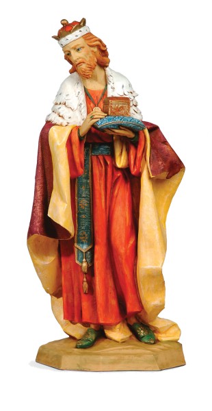 King Melchior Figure for 27 inch Nativity Set - Multi-Color