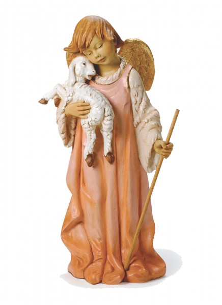 Little Shephard Angel Figure for 50 inch Nativity Set - Multi-Color
