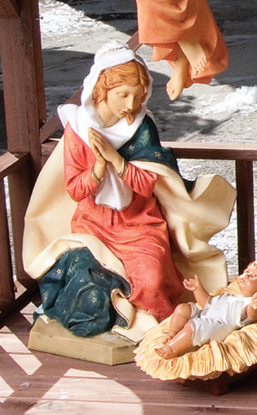 Mary Figure for 27 inch Nativity Set - Multi-Color