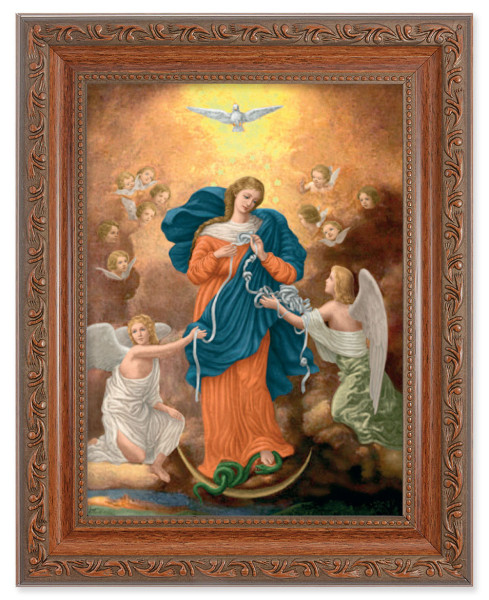 Our Lady Untier of Knots 6x8 Print Under Glass - #161 Frame
