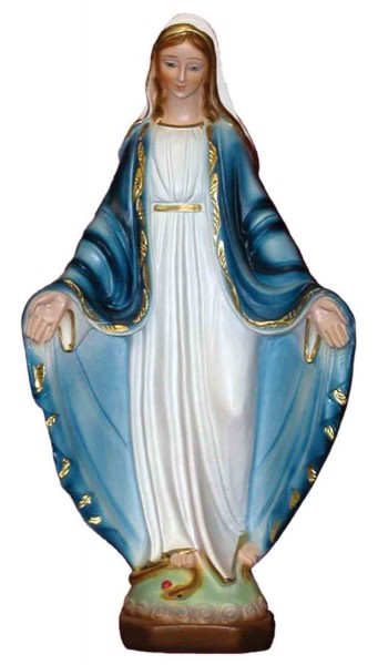 Our Lady of Grace Statue - 13 Inches - Multi-Color