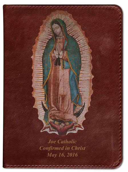Our Lady of Guadalupe Catholic Bible - Burgundy