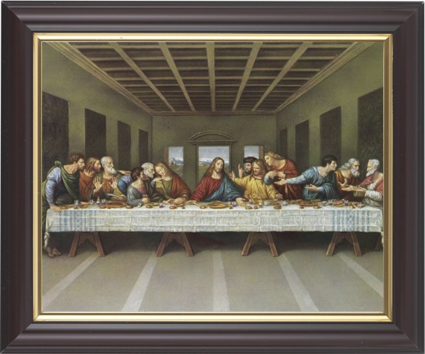 Last Supper 8x10 Framed Print Under Glass - #133 Frame