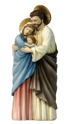 Holy Family Statue - 10 Inches - Multi-Color