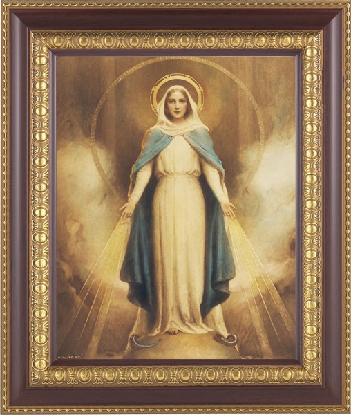 Miraculous Mary 8x10 Framed Print Under Glass - #126 Frame