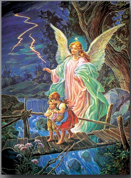 Guardian Angel Large Poster - Full Color