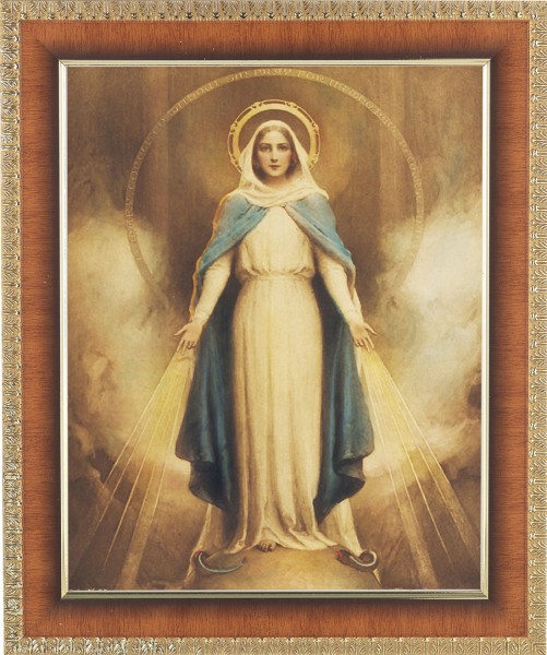 Miraculous Mary 8x10 Framed Print Under Glass - #122 Frame