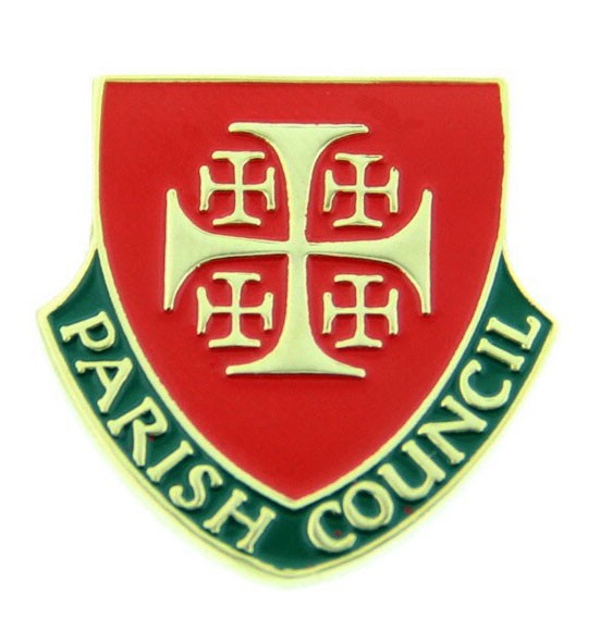 Parish Council Lapel Pin - Green | Red | Gold