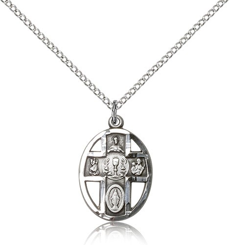 5-Way Chalice Pendant - Sterling Silver
