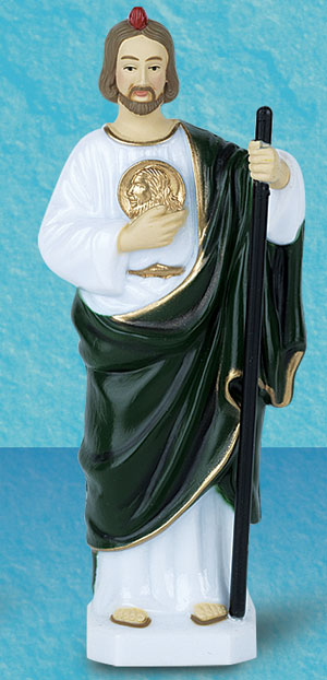 St. Jude Statue - 6 inch - Multi-Color