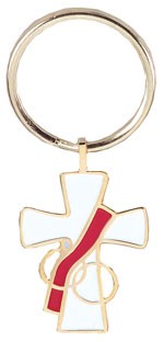 Deacon's Wife Keyring - Gold Tone