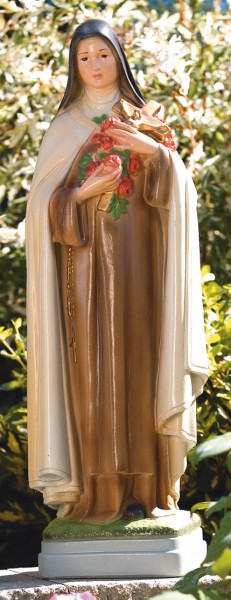Th&eacute;r&egrave;se of Lisieux Statue 25 Inches - Detailed Color Finish