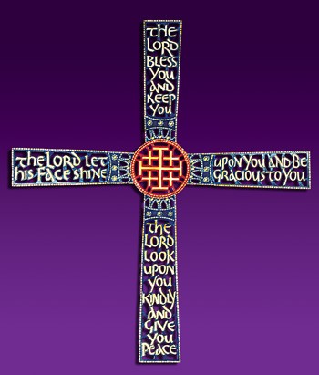 The Cross of Blessing Wall Cross - Multi-Color