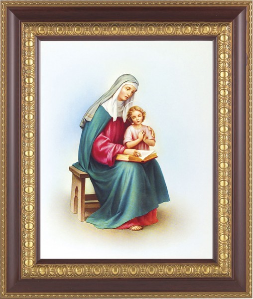 St. Anne and Mary 8x10 Framed Print Under Glass - #126 Frame