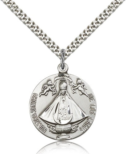 Senora De Los Lagos Medal - Sterling Silver