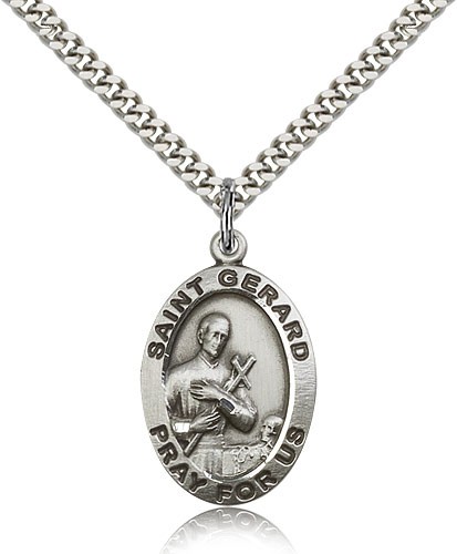St. Gerard Medal - Sterling Silver
