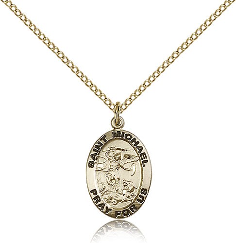 Women's St. Michael The Archangel Medal - 14KT Gold Filled