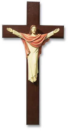 Tomaso Risen Christ Wall Crucifix - Full Color