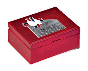 Confirmed with the Holy Spirit Keepsake Box - Red