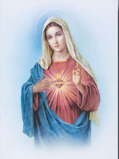 Immaculate Heart Large Poster - 19&quot;W x 27&quot;H - Full Color