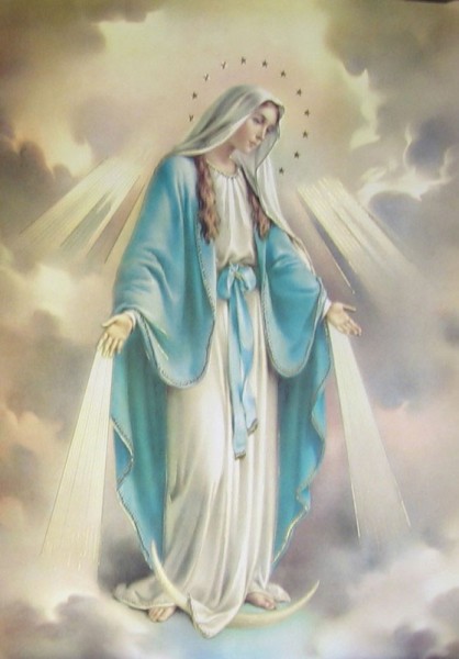 Our Lady of Grace Large Poster - 19&quot;W x 27&quot;H - Full Color