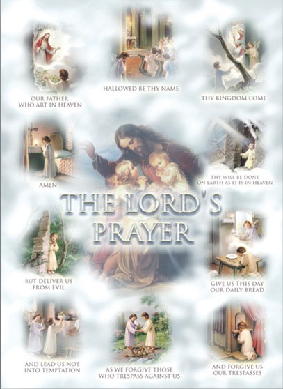 The Lord's Prayer Large Poster - Full Color