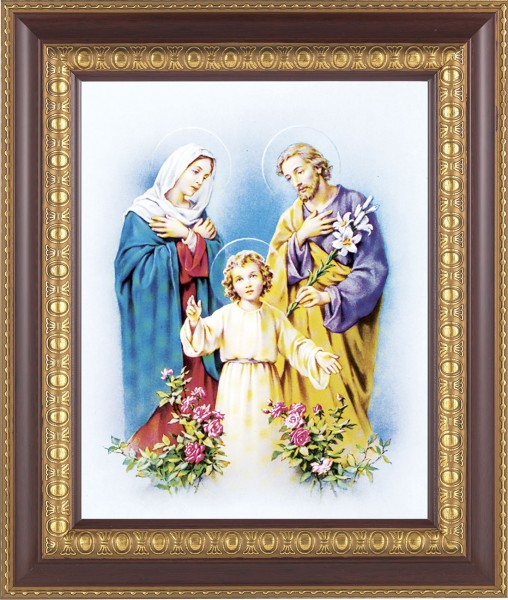 Holy Family 8x10 Framed Print Under Glass - #126 Frame