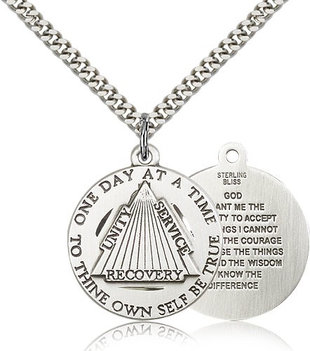 Men's Recovery Medal - Sterling Silver