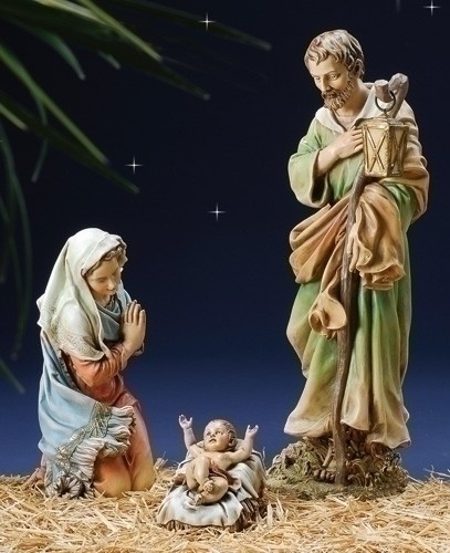 Holy Family Nativity Set - 27.5&quot;H - Multi-Color