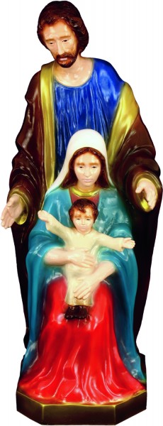 Plastic Holy Family Statue - 24 inch - Full Color
