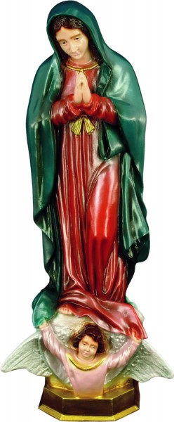 Plastic Our Lady of Guadalupe Statue - 24 - Full Color