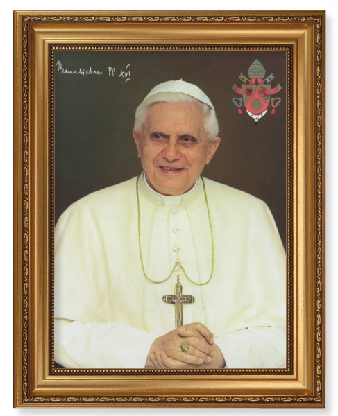 Pope Benedict XVI 12x16 Framed Print Artboard - #131 Frame