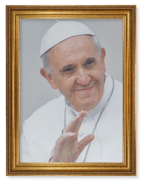 Pope Francis 19x27 Framed Canvas - #170 Frame