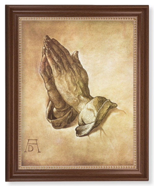 Praying Hands by Durer 11x14 Framed Print Artboard - #127 Frame